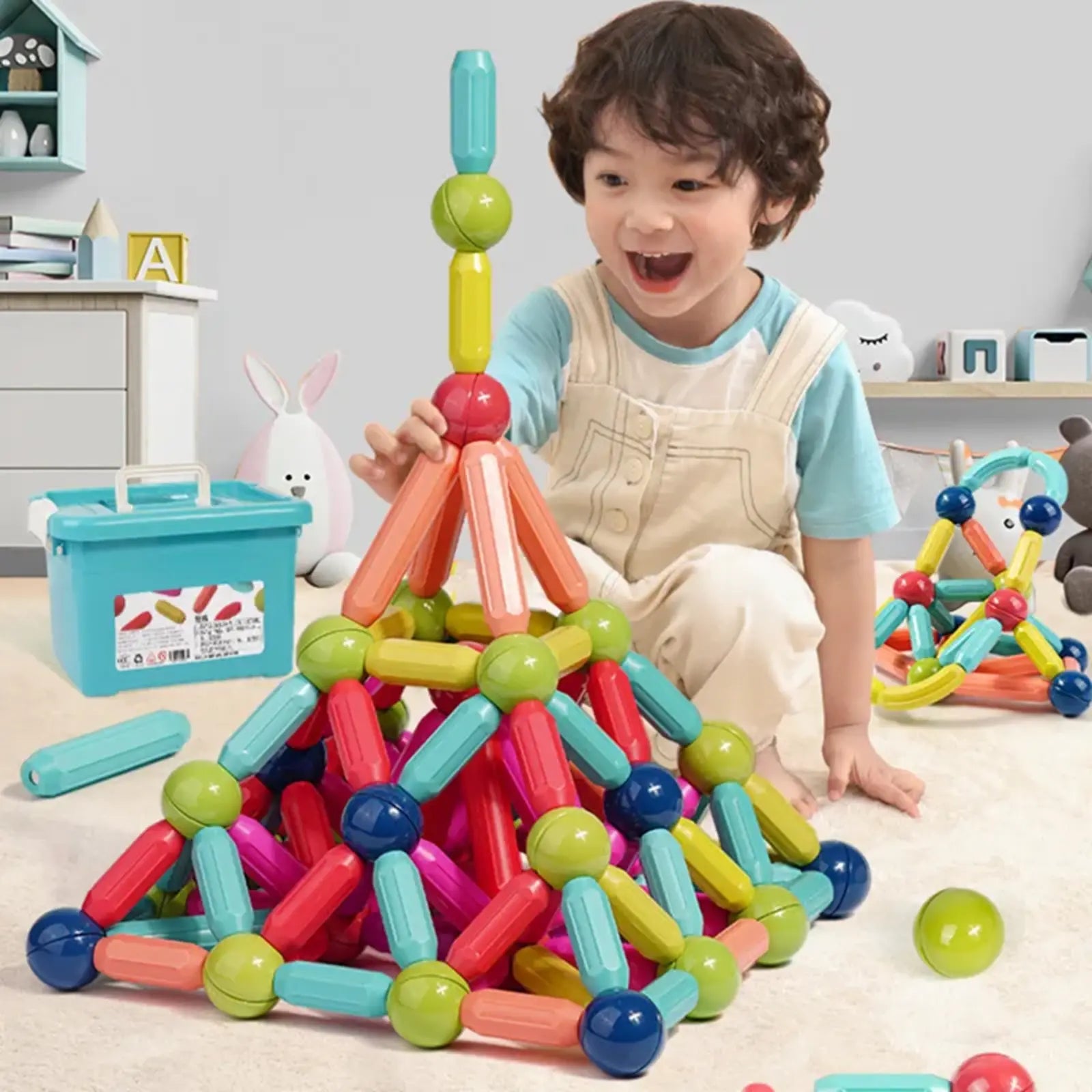 Magnetic Sticks Building Blocks For Kids Early Learning Development