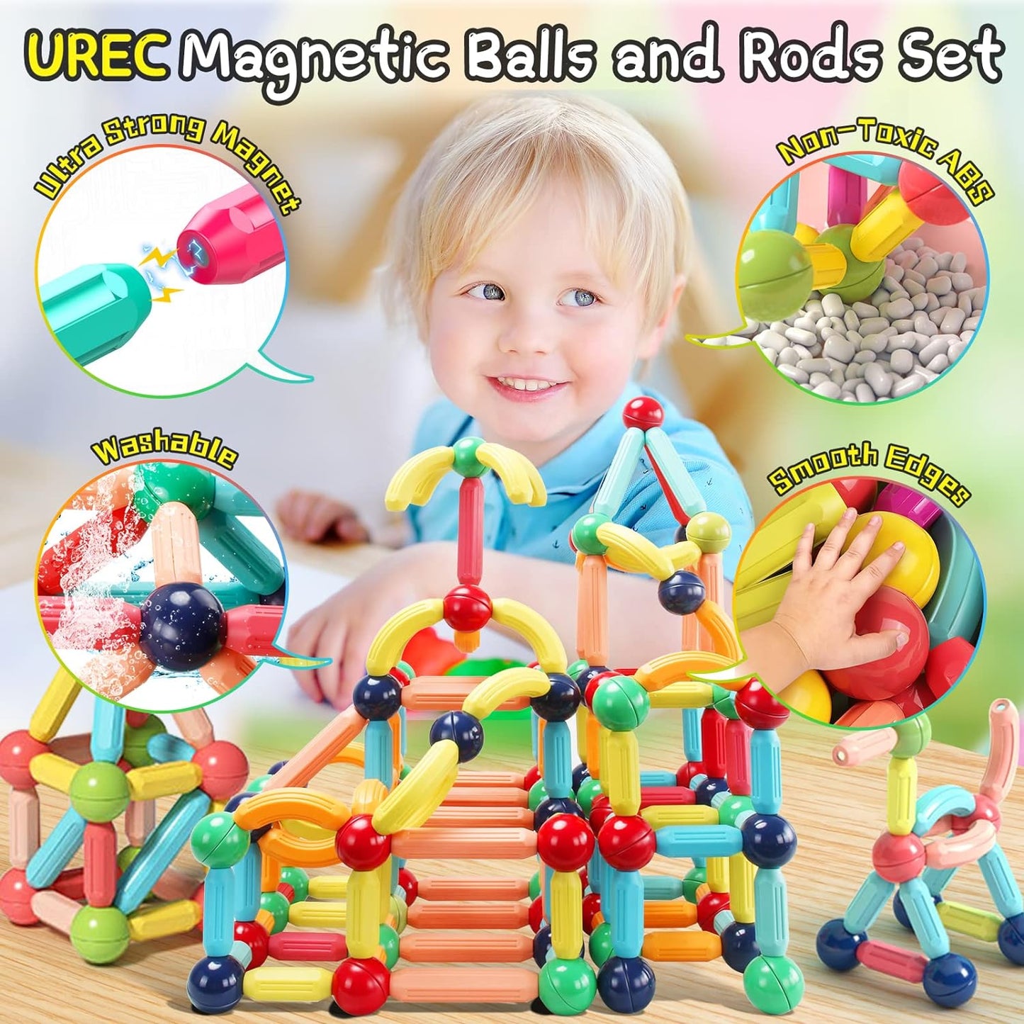 🔥LAST DAY PROMOTION 49% OFF|EDUCATIONAL MAGNET BUILDING BLOCKS