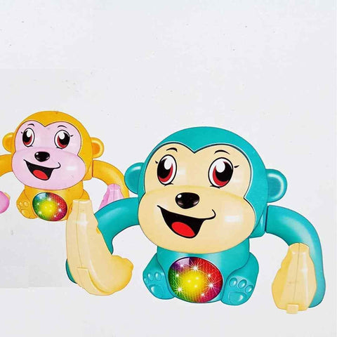 Rolling Banana Monkey Toy