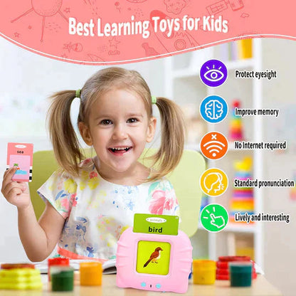 Talking Flash Cards - Montessori Toys Flash Cards (224+ words)