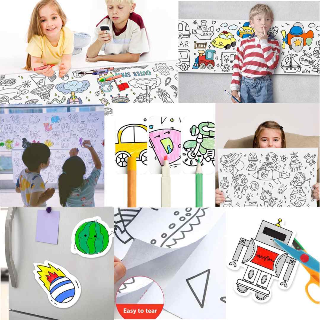 Seamless pattern kids drawing Royalty Free Vector Image, Kids Drawing -  valleyresorts.co.uk