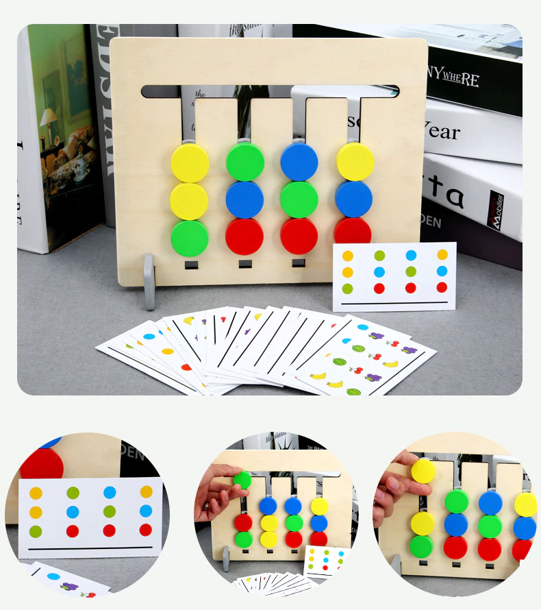 Montessori - Fruit & Color Matching Game – Brainy Kidz