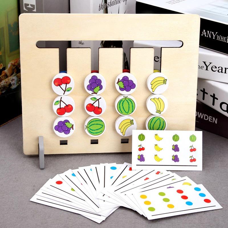 Montessori - Fruit & Color Matching Game