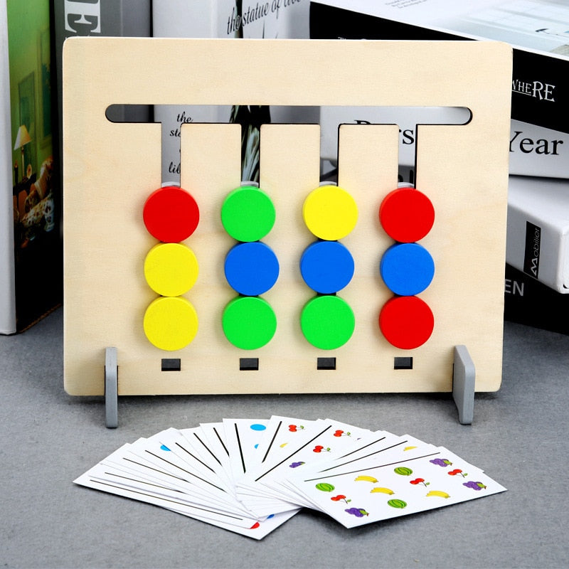Montessori - Fruit & Color Matching Game